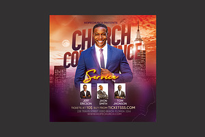 Church Flyer, a Flyer Template by DSGraphicDesign