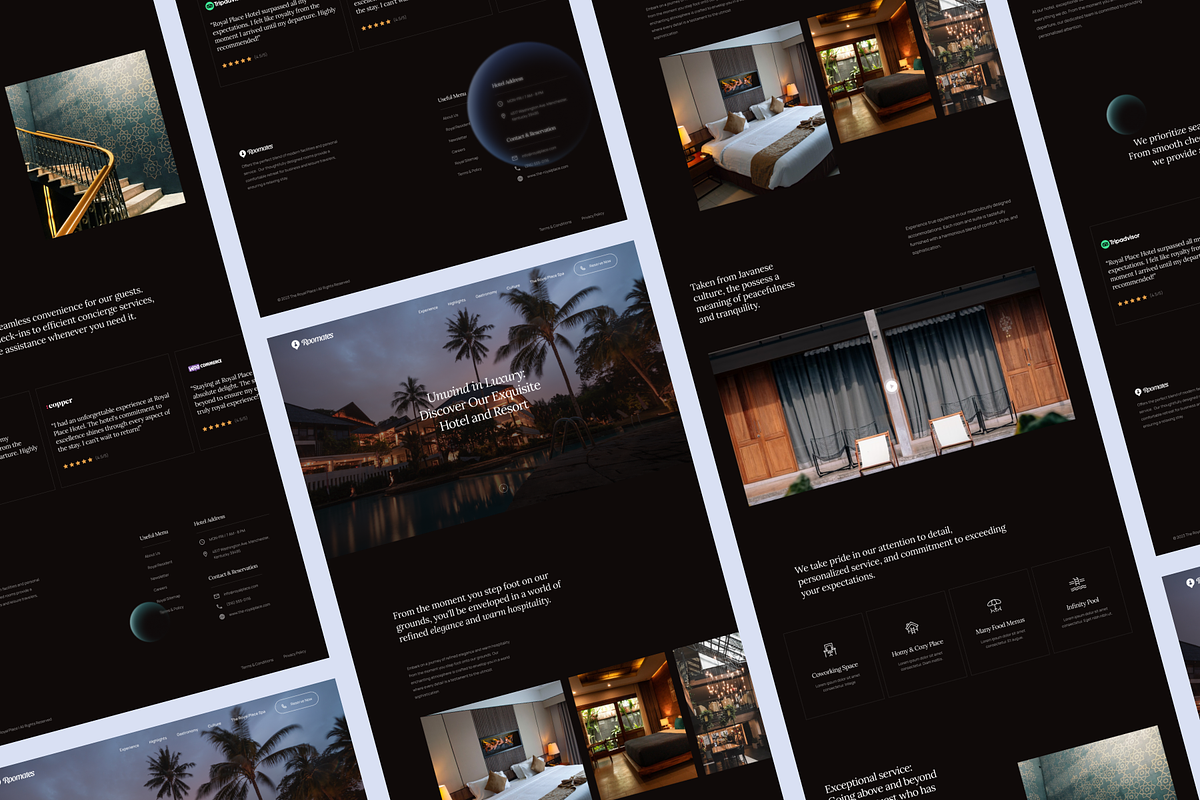 Hotel and Resort Landing Page, a Landing Page Template by SLAB! Design (Photo 4 of 4)