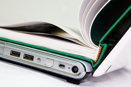 Book and computer