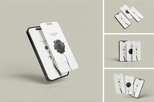 iPhone 14 Pro Screen Mockup, an iPhone Mockup by zpackcreative