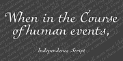 Independence Script, a Script Font by Alan Meeks Collection (Thumbnail 4 of 5)