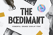 Boedimant - Grunge Display Font, a Font by Fype Co. (Thumbnail 1 of 5)