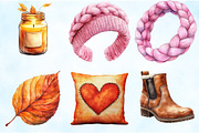Sweater Weather Elements Clipart, an Illustration by Craft Nest (Thumbnail 4 of 9)