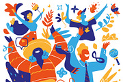 Fiesta Forever, a Person Illustration by Hurcastock! (Thumbnail 8 of 14)