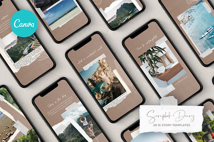 Scrapbook Diary – IG Story Templates