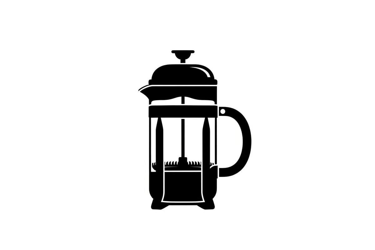 French Press Coffee Silhouettes, a Graphic by hafijul (Photo 12 of 14)