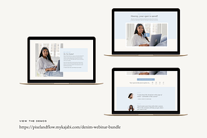 Kajabi Template Webinar Bundle