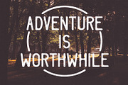 Venture Typeface, a Sans Serif Font by MikeHill (Thumbnail 5 of 5)