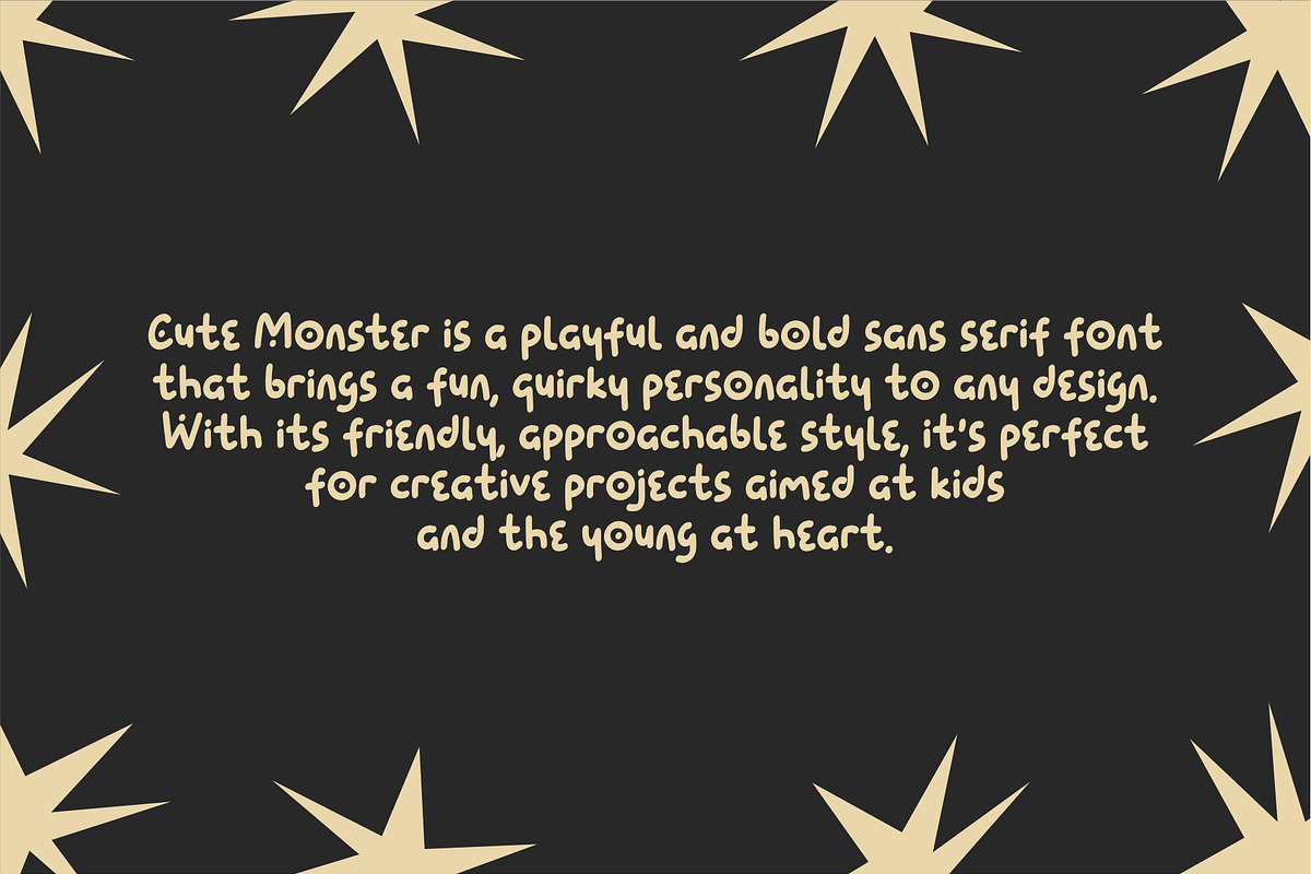 Cute Monster - Cute Handwritten Font, a Handwritten Font by Iniistudio (Photo 3 of 7)