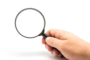 Black magnifier stock photo containing magnification and magnify