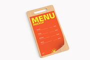 Clipboard Menu Card Mockup Bundle, an Advertising Mockup by graphypix (Thumbnail 8 of 11)