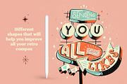 CompoBooster Procreate Retro Brushes, a Brushes & More by Nubikini Studio & Co. (Thumbnail 5 of 7)