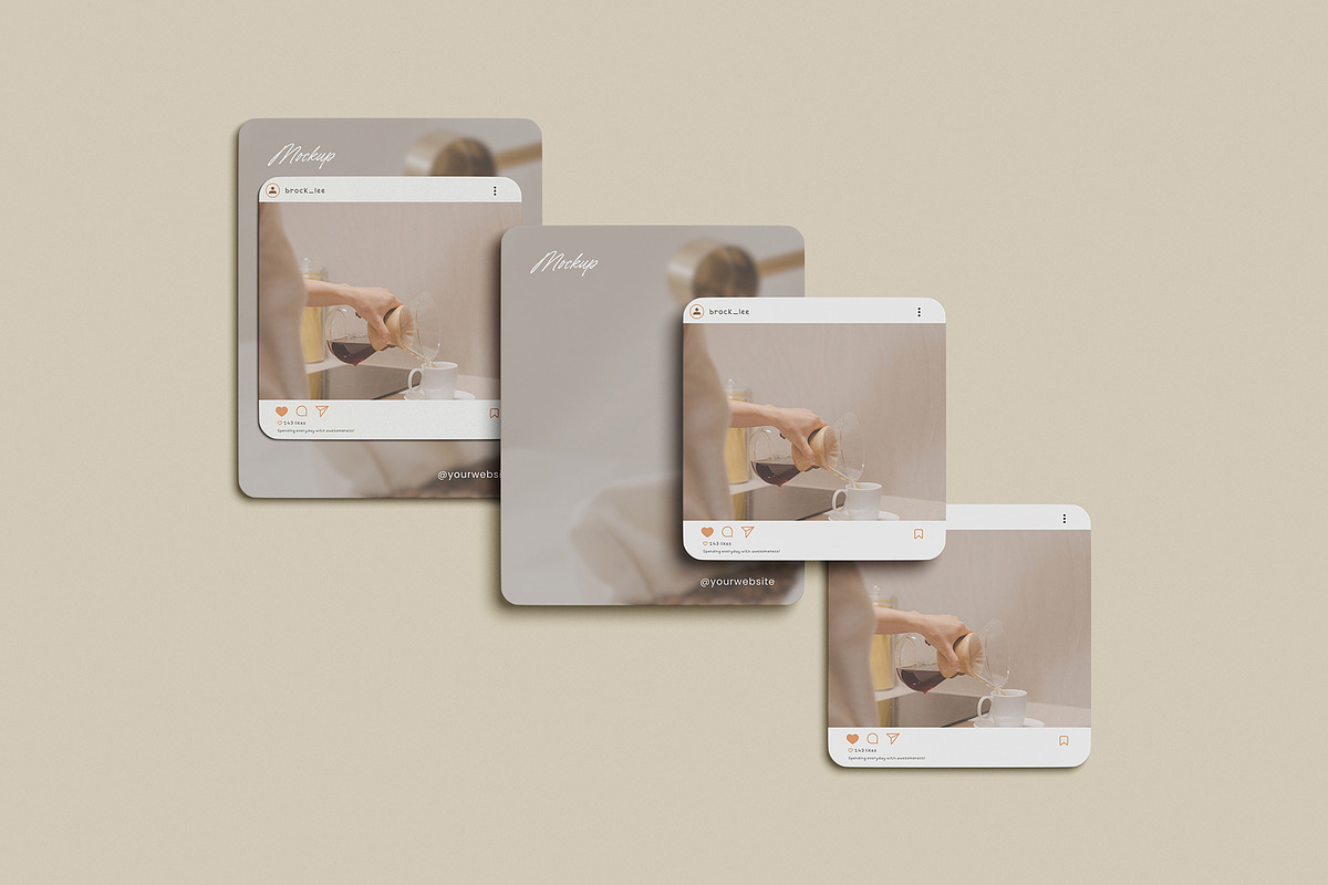 Social Media Mockup, a Social Media Template by Pexelcorner (Photo 3 of 5)