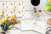 Watercolor Easter bunny, a Seasonal Illustration by LeriaArt watercolor (Thumbnail 5 of 13)
