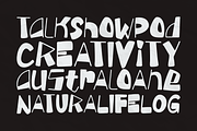 Randomly, a Sans Serif Font by ahweproject (Thumbnail 4 of 9)