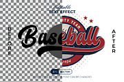 Baseball Text Effect 3D Style, a Layer Style Add-On by Mockmenot (Thumbnail 2 of 3)