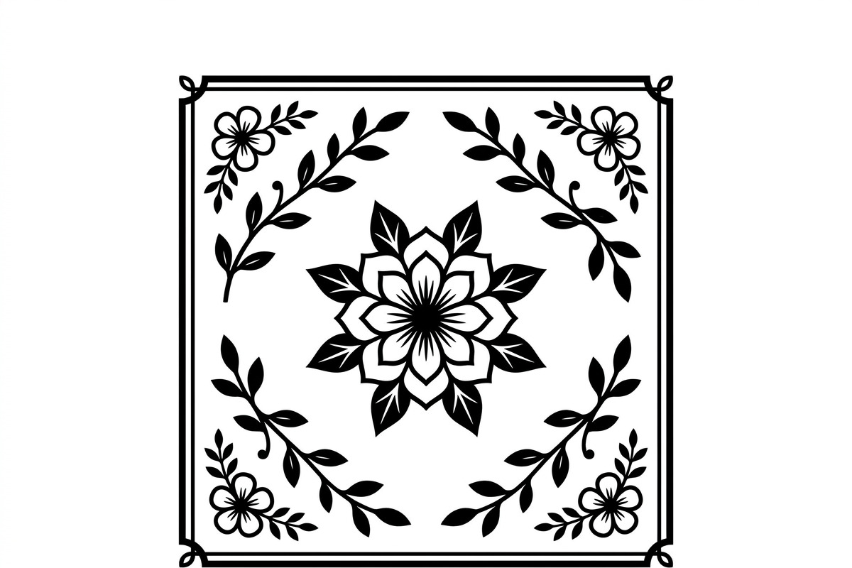 50 Elegant Floral Ornament Bundle, a Decorative Illustration by Amazin_art (Photo 8 of 42)
