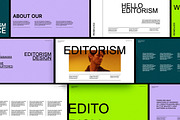 Editorism - Keynote Presentation, a Presentation Template by Creavora (Thumbnail 1 of 9)