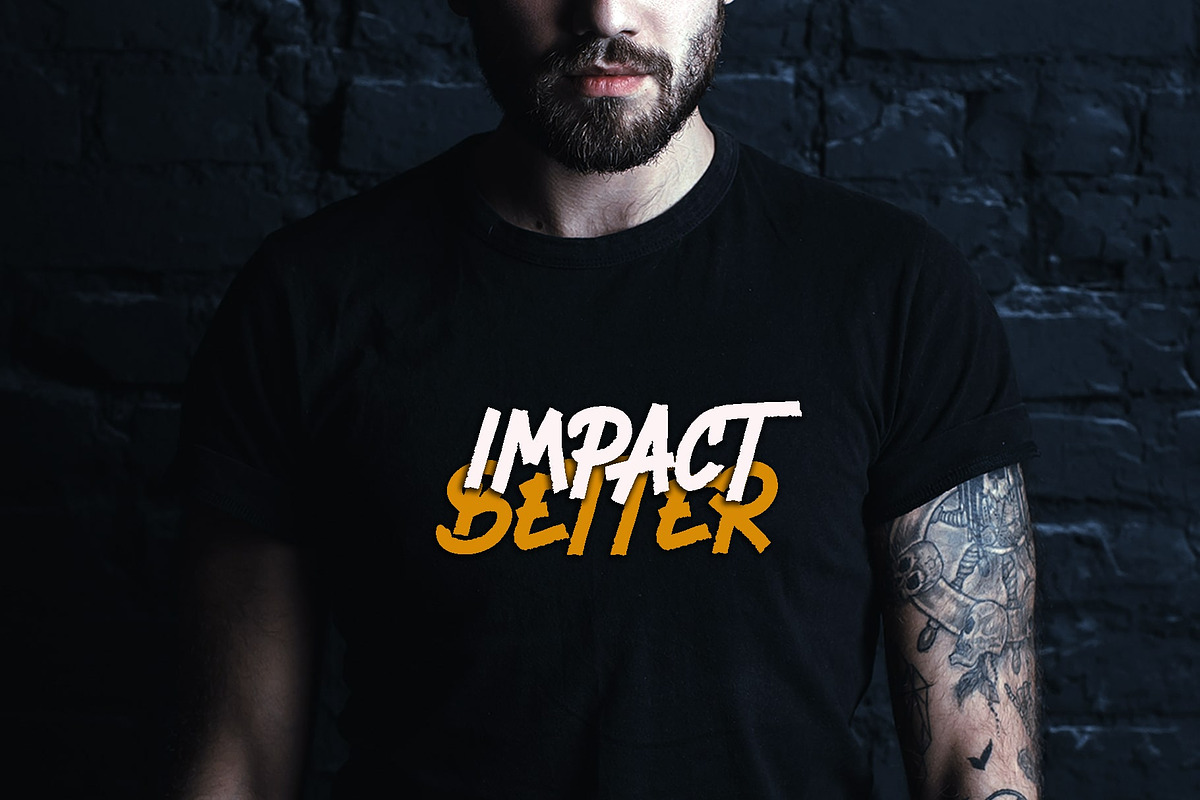 Heavier | Bold Brush Typeface, a Handwritten Font by Creaditive Design (Photo 3 of 10)