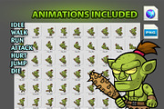 The Orcs Character Sprites 08, an Illustration by CreativeGameArt (Thumbnail 4 of 4)