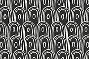 Black & white seamless patterns set, a Pattern Graphic by Good Studio (Thumbnail 6 of 36)