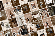 Neutral Instagram Canva Templates, a Social Media Template by Warmsoulgallery (Thumbnail 1 of 10)