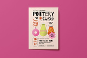 Cream Gradient Pottery Class Flyer, a Flyer Template by Artbox Studio (Thumbnail 2 of 4)
