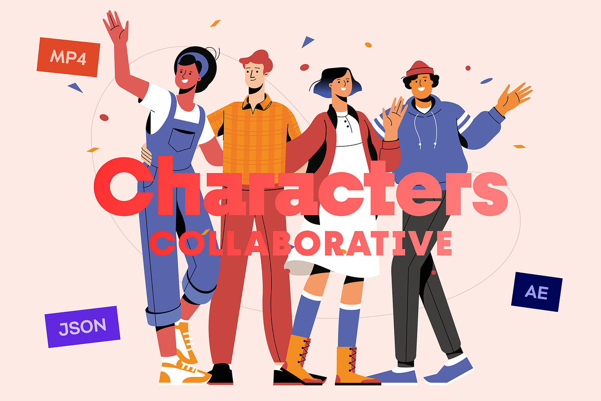 Сollaborative Сharacters, an Illustration by Shakuro (Photo 1 of 7)