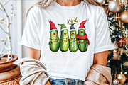 Funny Christmas Pickles PNG, an Illustration by Sublimation Artist (Thumbnail 3 of 9)
