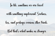 Monday | Script Font, a Handwritten Font by Scratchones (Thumbnail 6 of 8)