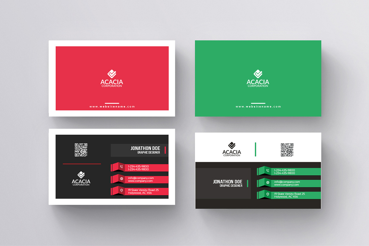 Elegant Business Card (UPDATED), a Business Card Template by DesignGhar (Photo 2 of 7)