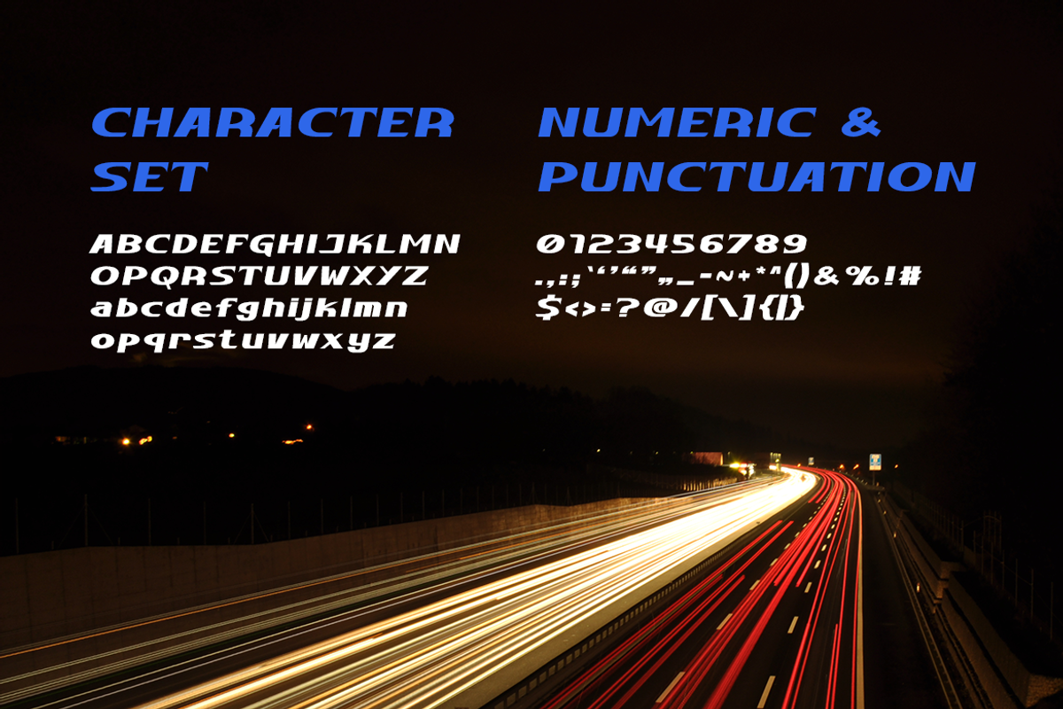 High Gear - Auto Gaming Font, a Sans Serif Font by Modestype Studio (Photo 7 of 10)