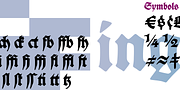 Koch Schrift, a Blackletter Font by ingoFonts (Thumbnail 9 of 10)