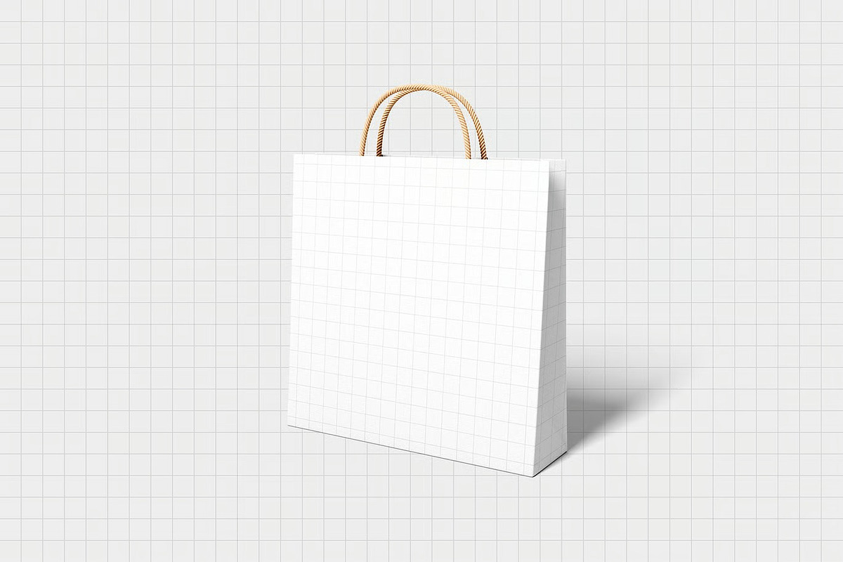 Shopping Bag Mockup, a Packaging Mockup by zpackcreative (Photo 2 of 4)