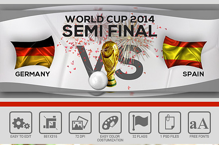 World Cup 2014 Facebook Cover