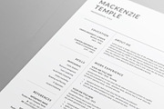 Resume Template | CV + Cover Letter, a Resume Template by Creatune (Thumbnail 3 of 3)