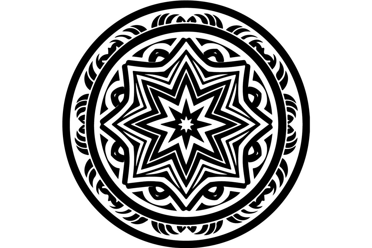 Abstract Geometric Mandala, an Object Graphic by Creativeshirt (Photo 11 of 17)