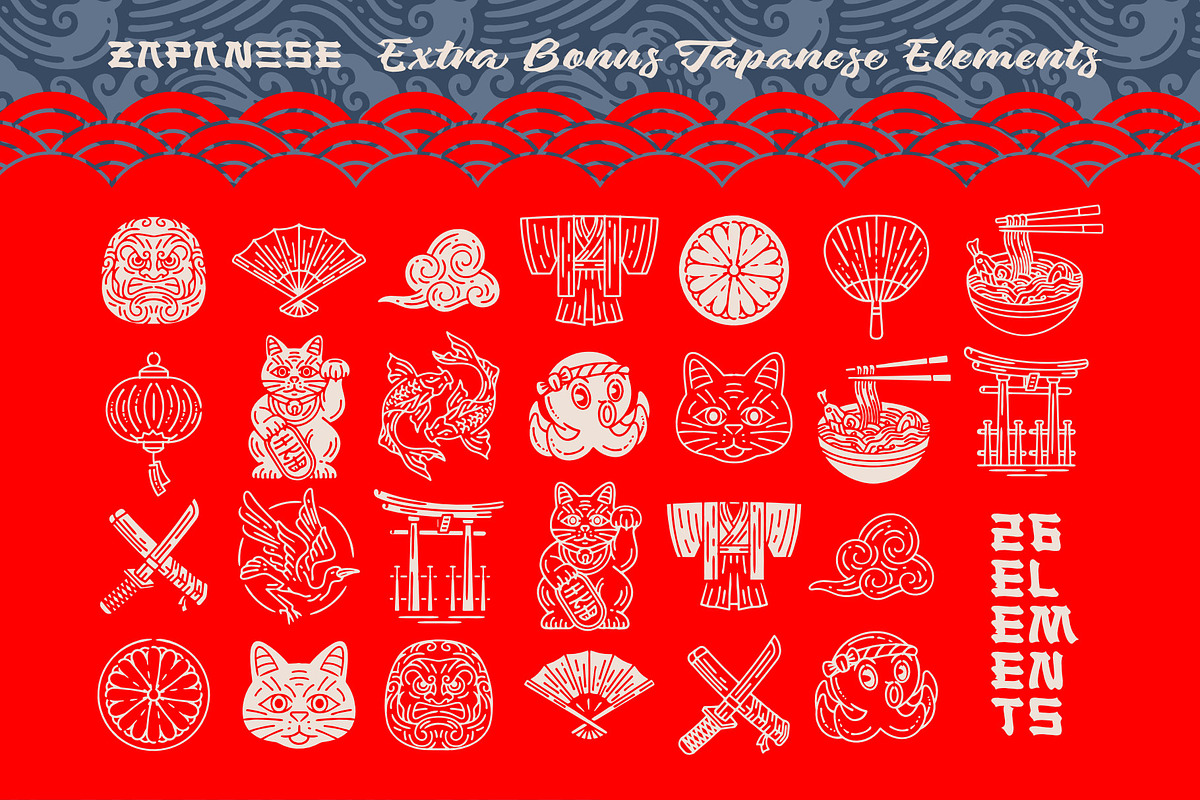 Zapanese Font Duo - Japanese Vibes, a Script Font by Nocturnal Workspace (Photo 16 of 17)