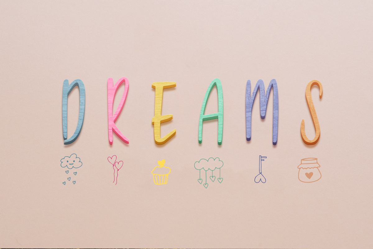 Amorita - Lovely Script with Doodles, a Handwritten Font by Designova® (Photo 3 of 9)
