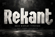 Rekant — Bold Display Typeface, a Script Font by Wow Magic (Thumbnail 2 of 5)
