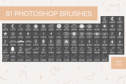 Lunar Stamp Brushes for Procreate, a Brush Add-On by NinaFedorova (Thumbnail 5 of 6)