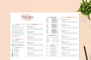 2 Page Resume & CoverLetter Template