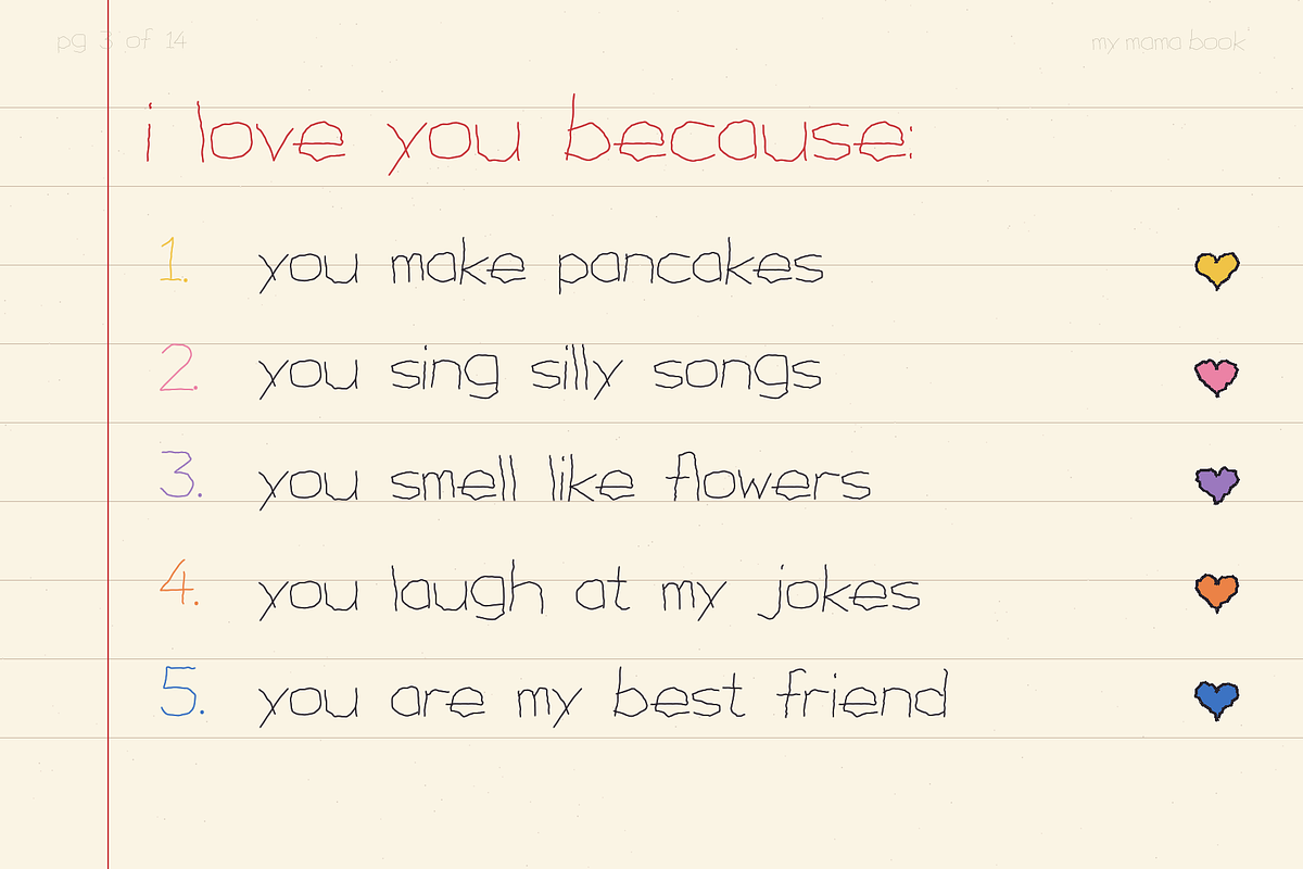 Tryprint — The Font a Kid Made, a Handwritten Font by Lettra Studio (Photo 5 of 12)