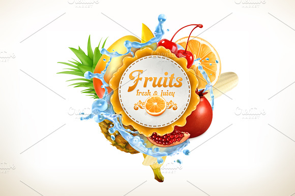 Fruits Label