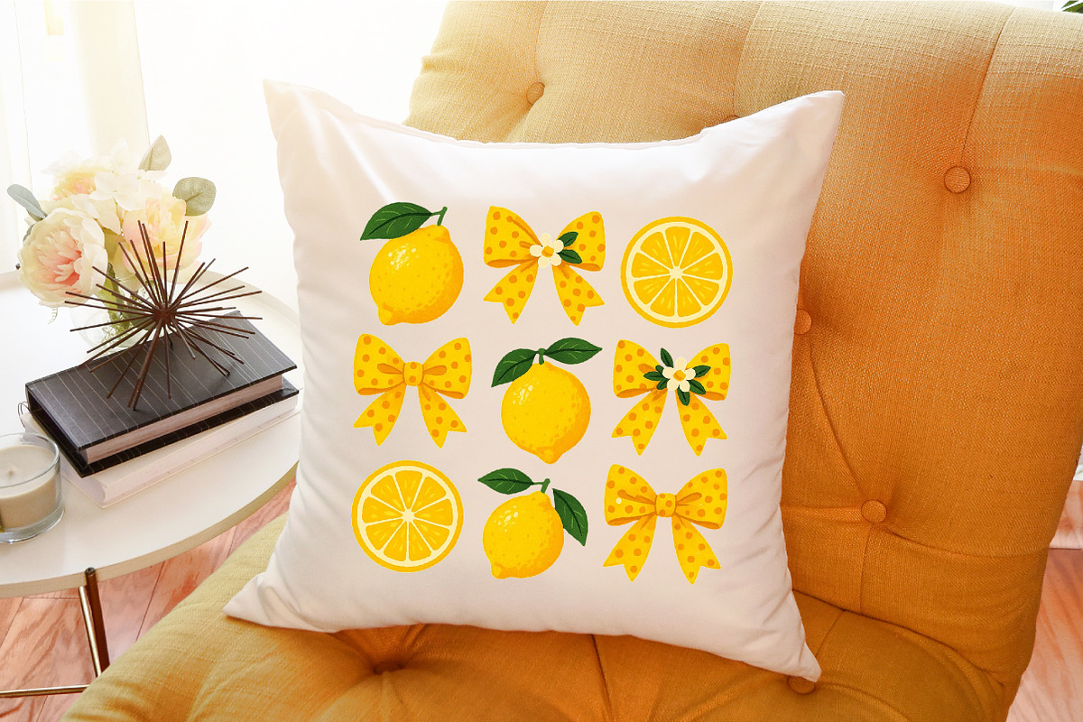 Coquette Lemon Png,Cute Lemon Floral, an Illustration by Sublimation Artist (Photo 9 of 9)