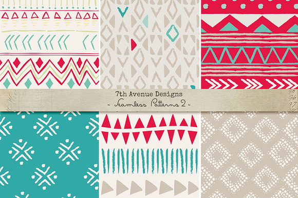 Seamless Patterns 2 preview 3