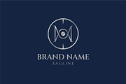 Monogram Letter WOM or MA Logo, a Branding & Logo Template by okkydianpra (Thumbnail 1 of 3)