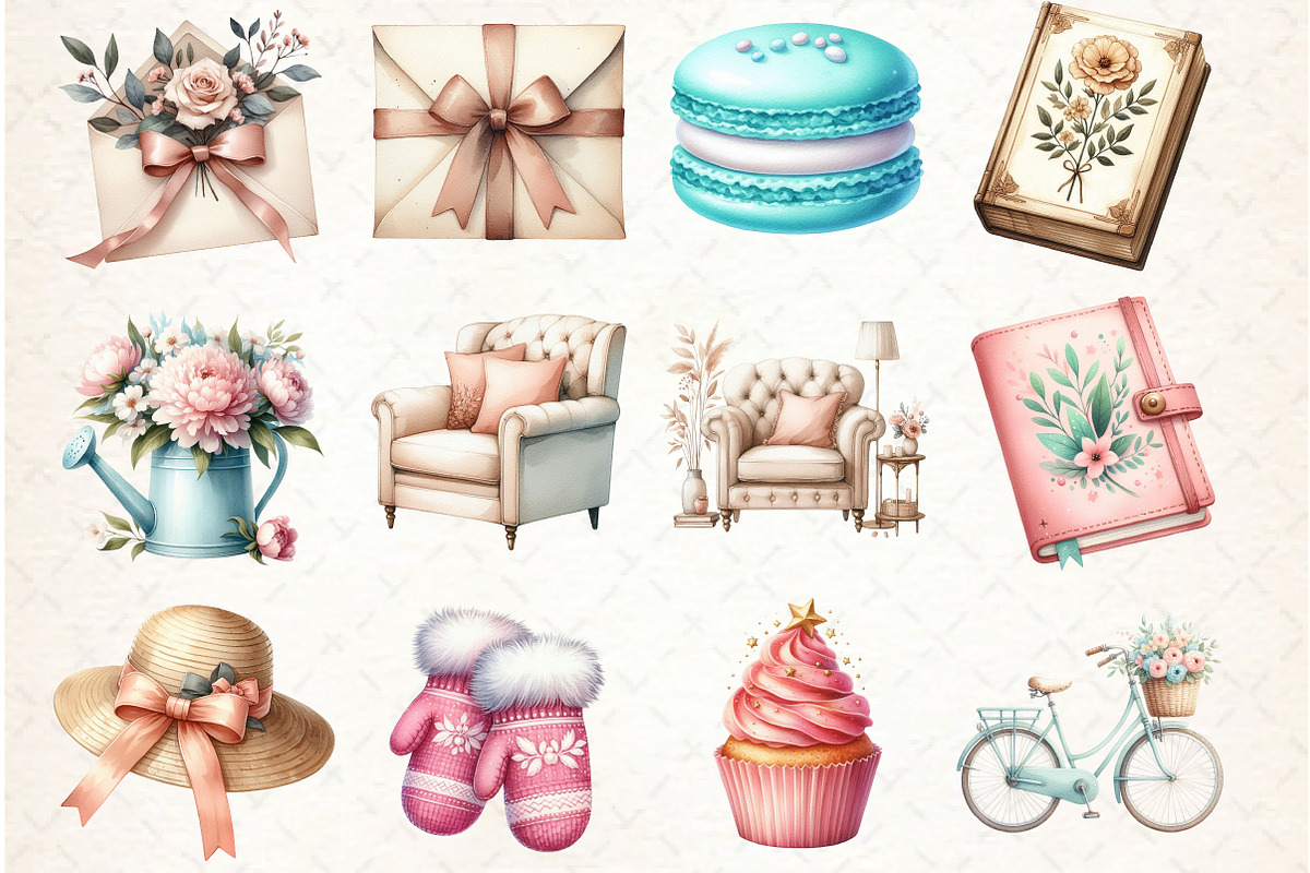 Watercolor Ballet Whisper Clipart, an Illustration by Libby Wishes (Photo 3 of 5)
