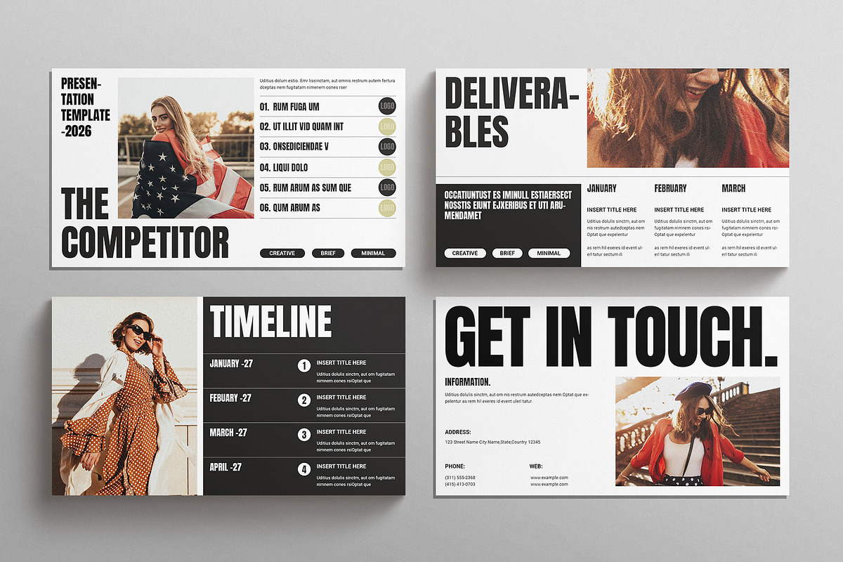 Creative Brief Presentation Template, a Presentation Template by E-Type (Photo 5 of 5)