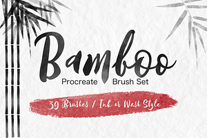 Bamboo Brush Stamp for Procreate